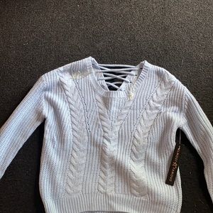 NWT sky blue sweater